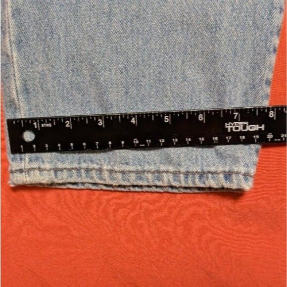 Light Wash Button Fly Straight Leg Men's Jeans Size 31x32 Banana Republic Denim - Picture 6 of 8